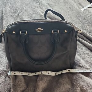 Coach Black & Brown Satchel Bag